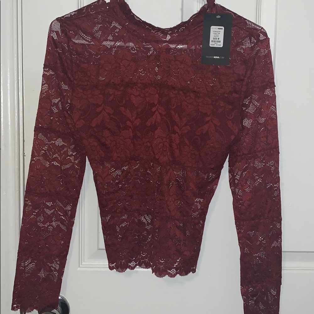Burgundy Shirt